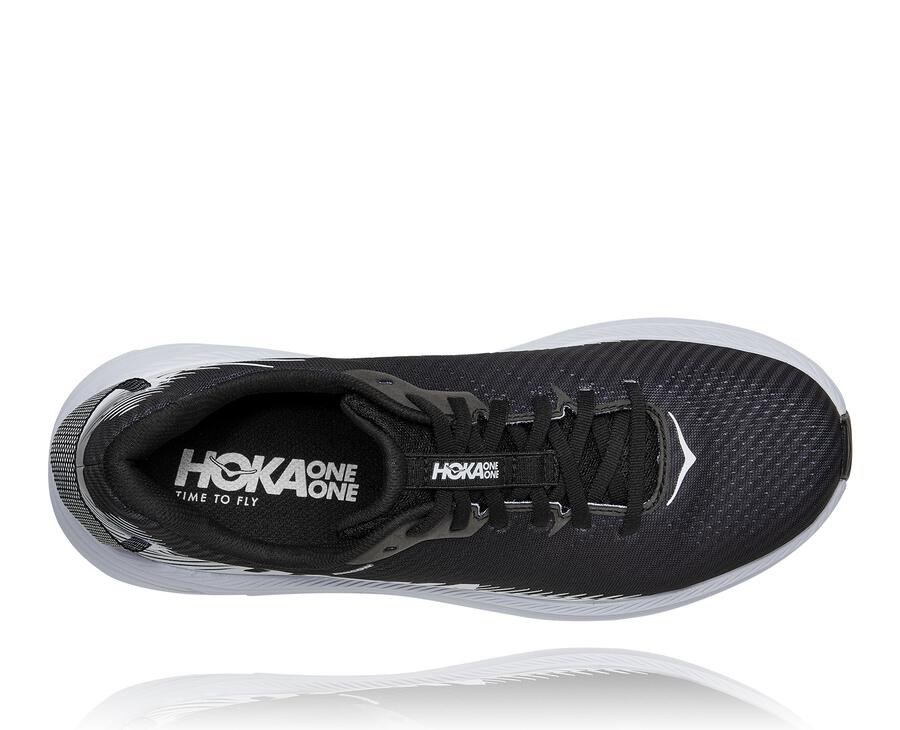 Hoka One One Rincon 2 Löparskor Herr - Svarta/Vita - IBOQK-4602